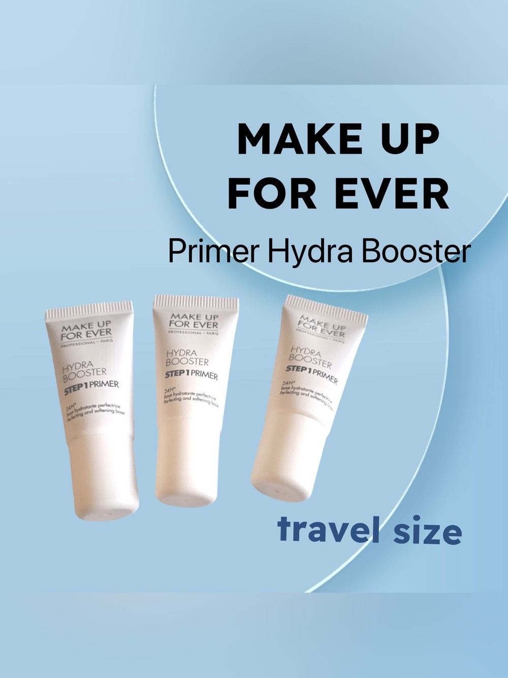 🇫🇷🆕📦NIB MAKE UP FOR EVER |TRAVEL | 3X Iconic Step 1 Primer Hydra Booster